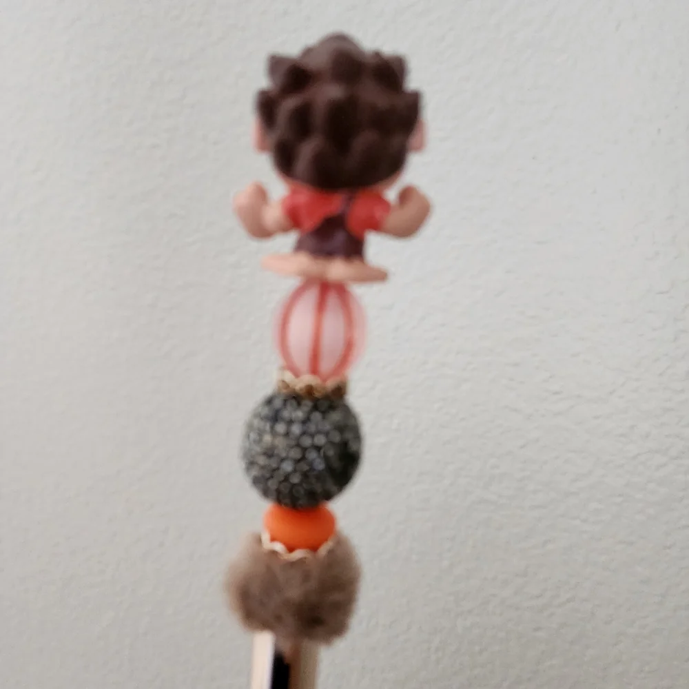 Disney Wreck It Ralph Doorable Beaded Pen Black Ink Custom Made